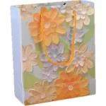 Pastel Garden Embossed Paper Gift Bag