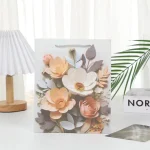 Peach Magnolia Paper Gift Bag